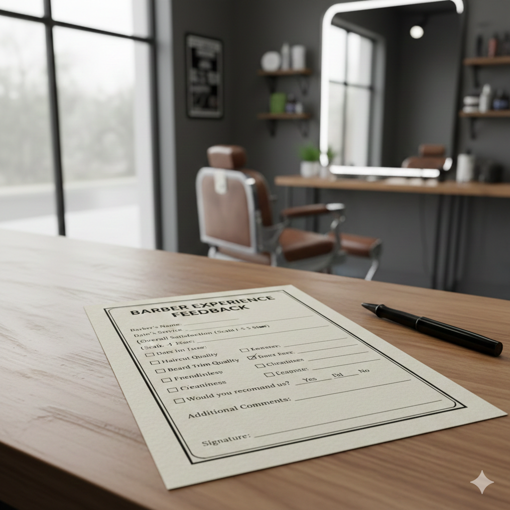 Barber feedback form